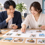 1か月分のInstagram投稿を計画する中小企業の担当者